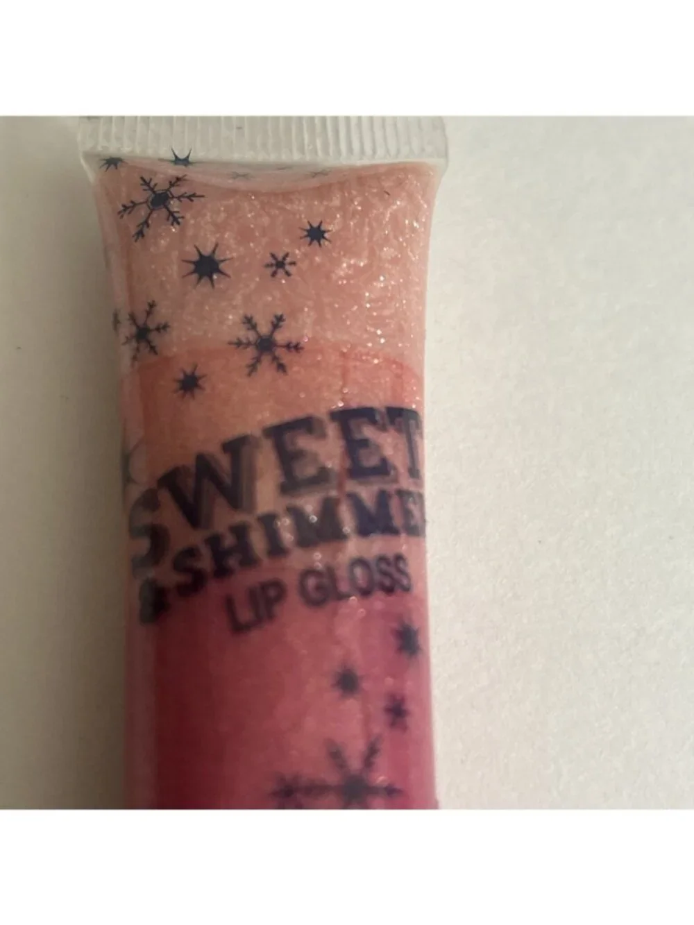 Sweet And Shimmer Lip Gloss Pink Swirl New From Dark Pink To Lite Peach New